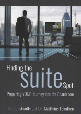 The book cover show a man standing and looking out of a window.